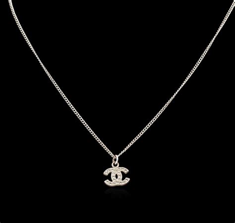 chanel logo necklace amazon|chanel logo necklace with pearls.